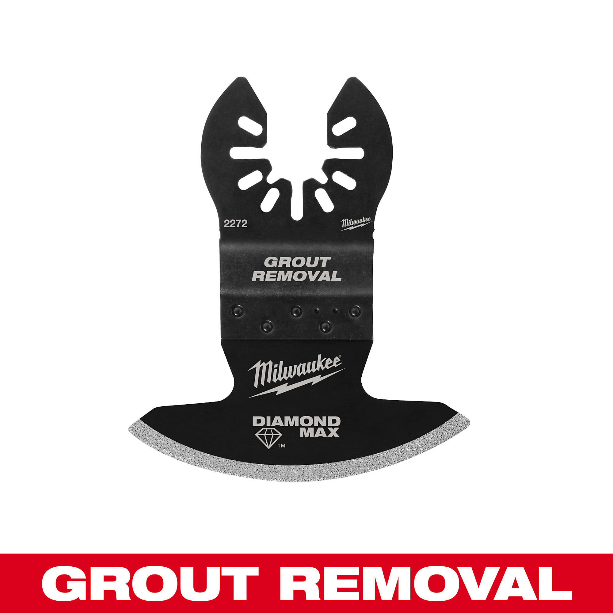 Milwaukee OPEN-LOK™ DIAMOND MAX™ Diamond Grit Grout Removal Multi-Tool Blade, Model# 49-25-2272